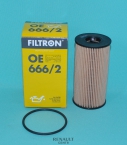 Мастер 2 Фильтр масляный (картридж) Filtron OE6662 (8200362442, 7701478538, 152094543R)