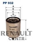 Лагуна 1 Фильтр топливный (дизель) Filtron PP932